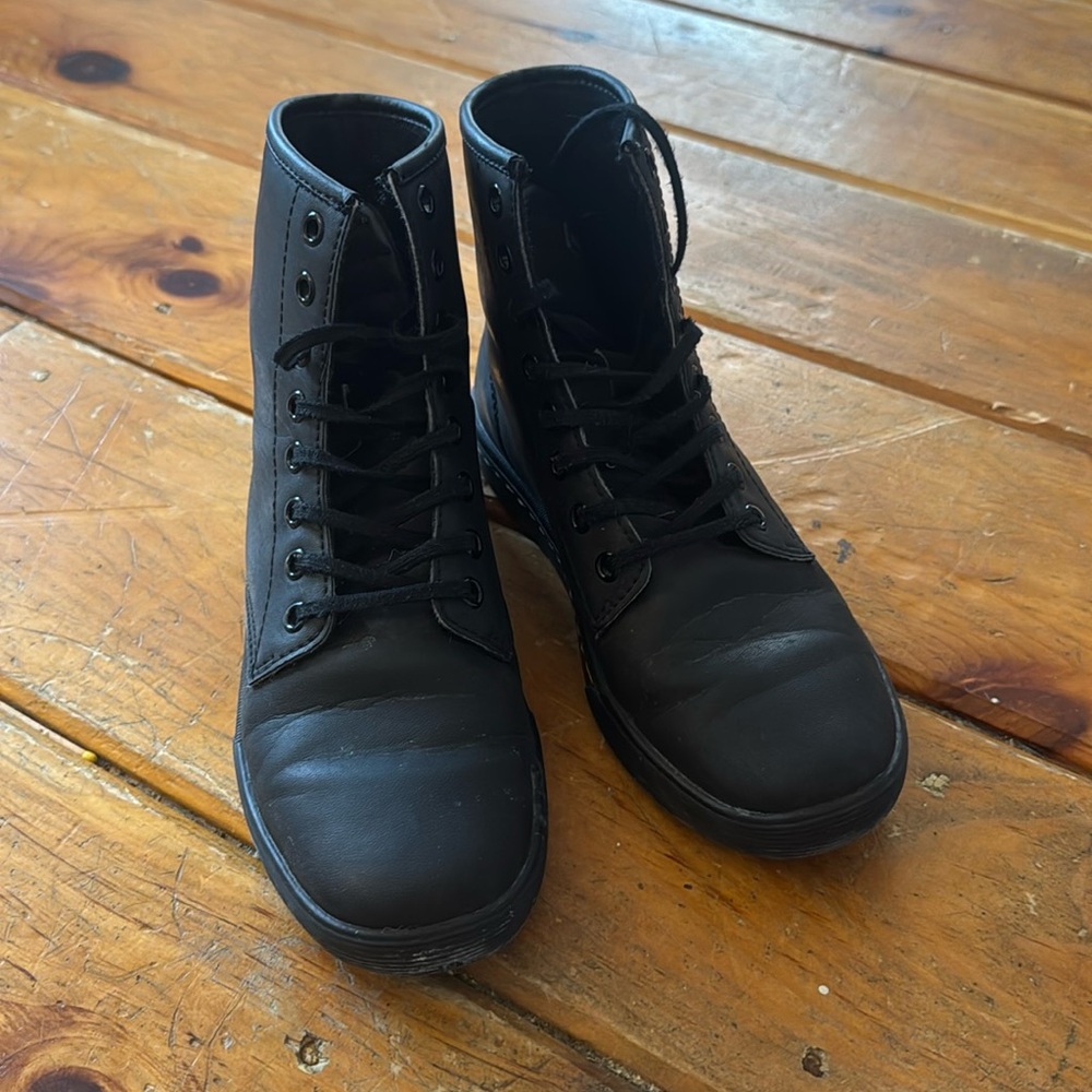 Black Dr. Martens Booties